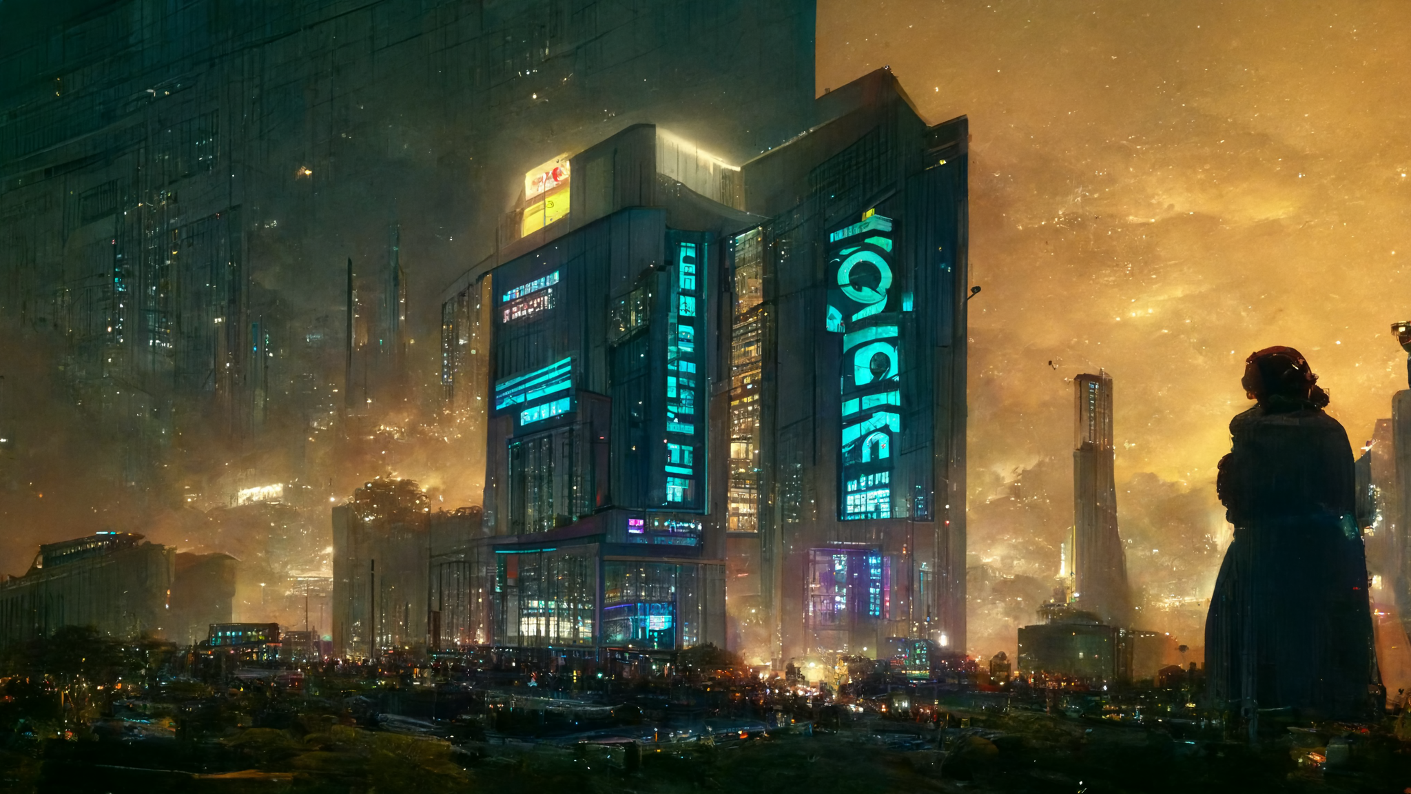 Cyberpunk city