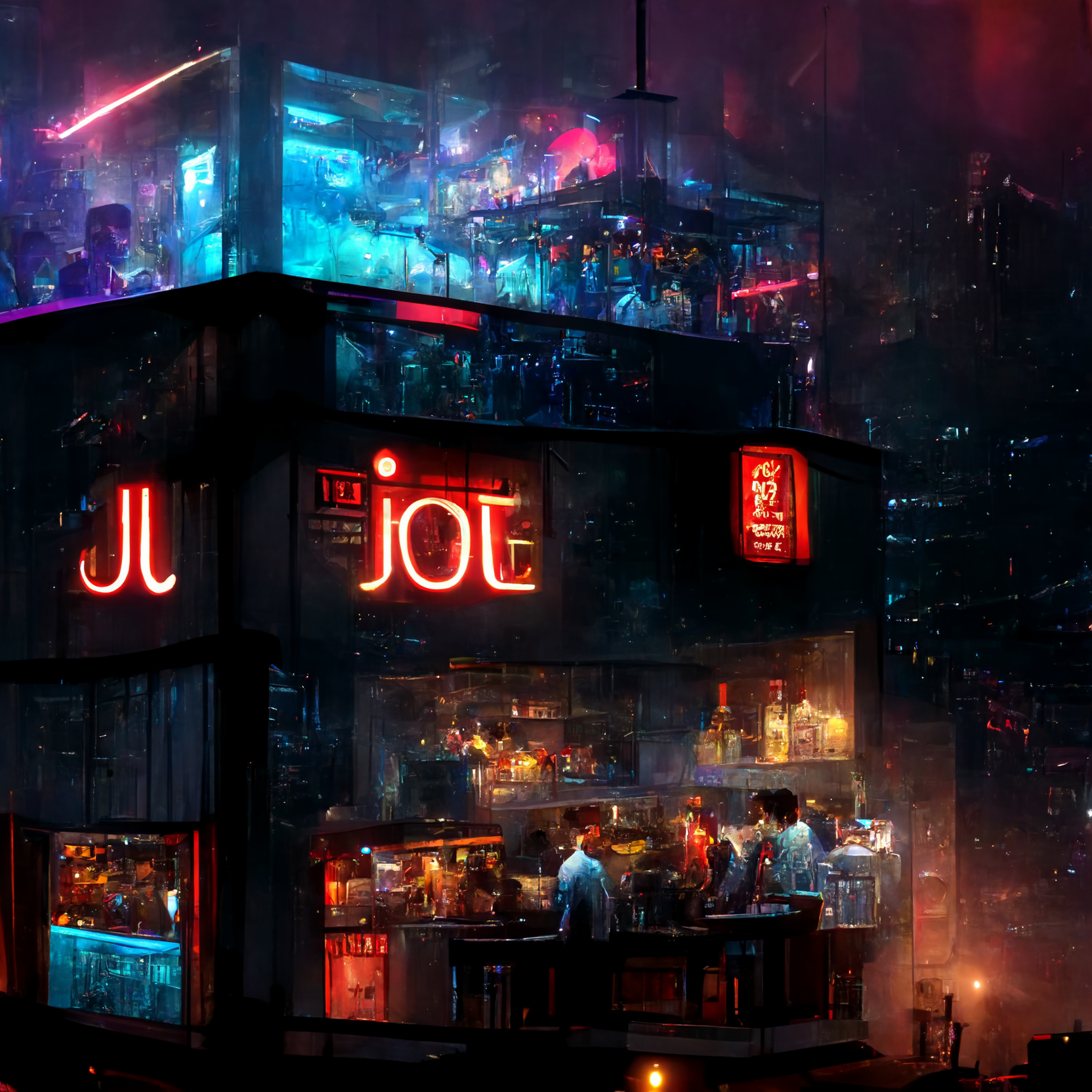 Rooftop bar